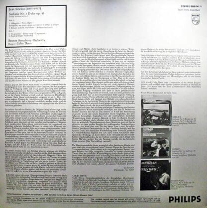 Sinfonie Nr. 2 LP (HOL 1976):Jean Sibelius - Image 2