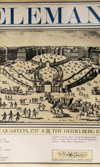 Telemann, Paris Flute Quatets, 1737-8 LP (UK 1971):The Heidelberg Ensemble