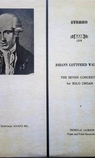 The Seven Concertos For Solo Organ LP (US):Nicholas Jackson