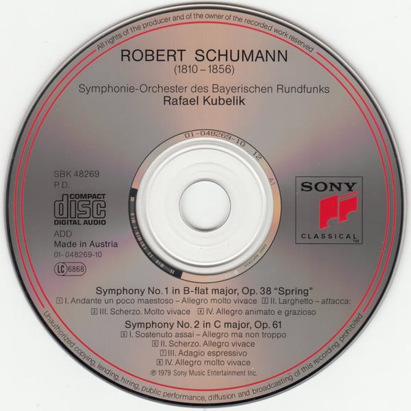 Robert Schumann - Symphonie-Orchester Des Bayerischen Rundfunks, Rafael Kubelik-2