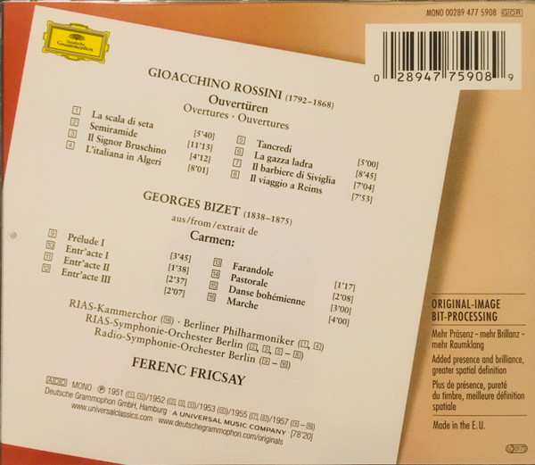 Gioacchino Rossini / Georges Bizet – Ferenc Fricsay-2
