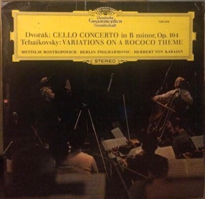 Cello Concerto In B Minor, Op. 104 / Variations On A Rococo Theme LP (UK):Antonín Dvořák
