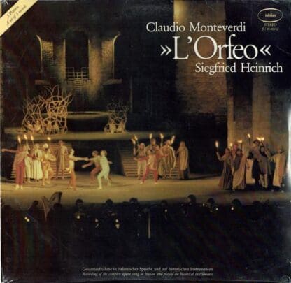 L`Orfeo 3xLP (GER 1980):Claudio Monteverdi