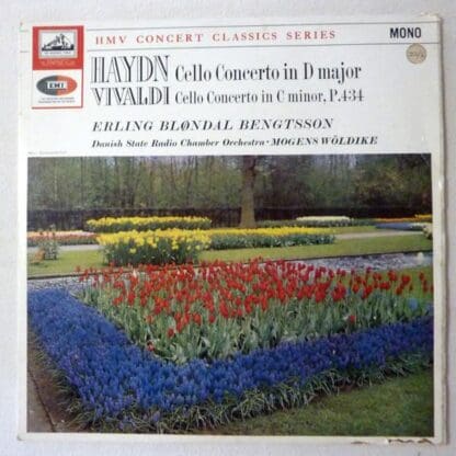 Haydn Cello Concerto In D Major / Vivaldi Cello Concerto In C Minor, P.434 LP (UK):Erling Bløndal Bengtsson