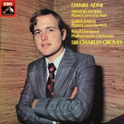 Piano Concerto No1 / Piano Concerto No2 LP (UK 1976):Felix Mendelssohn-Bartholdy