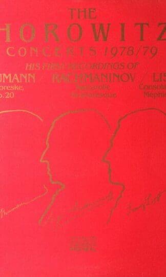 The Horowitz Concerts 1978/79 LP (UK 1979):Vladimir Horowitz