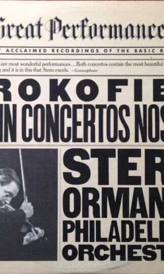 Prokofiev: Violin Concertos Nos. 1 & 2 LP (US 1983):Sergei Prokofiev