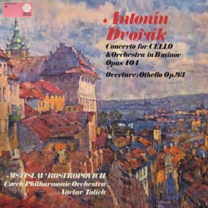 Concerto For Cello & Orchestra In B Minor Opus 104 / Overture: Othello Op. 93 LP (UK 1977):Antonín Dvořák