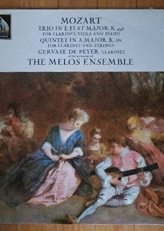 Wolfgang Amadeus Mozart - Gervase de Peyer with members of the Melos Ensemble Of London-0