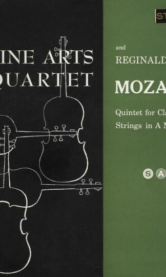 Quintet For Clarinet And Strings In A Major, K. 581 LP (UK 1961):Wolfgang Amadeus Mozart