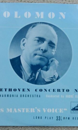 Concerto No.4 In G Major, Op. 58 10" (UK 1955):Ludwig van Beethoven