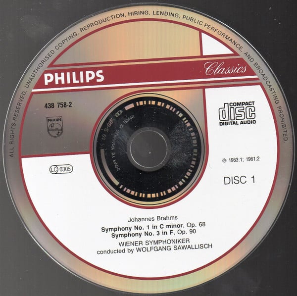 Johannes Brahms - Wiener Symphoniker, Wolfgang Sawallisch-3