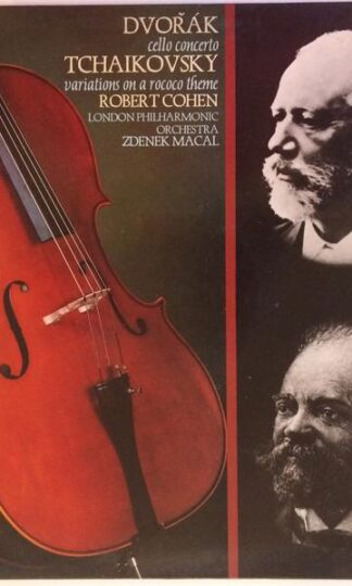 Cello Concerto / Variations On A Rococo Theme LP (UK):Antonín Dvořák