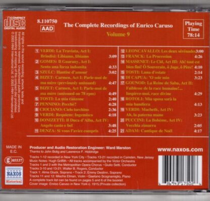Caruso: Complete Recordings, Volume 9:Enrico Caruso - Image 2