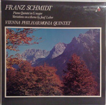 Franz Schmidt, Piano Quintet In G Major, Variations On A Theme By Josef Labor LP (UK 1976):Franz Schmidt