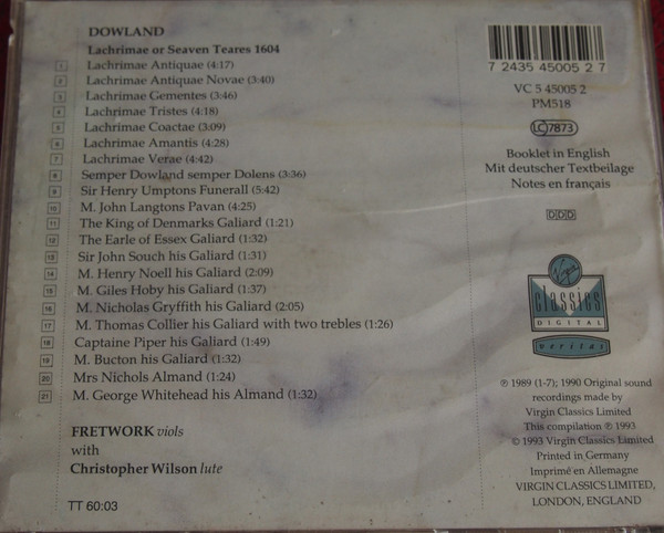 John Dowland, Fretwork-1