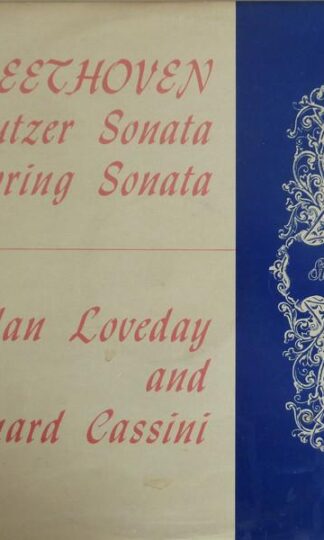 Kreutzer And "Spring" Sonatas LP (UK 1963):Beethoven