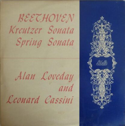 Kreutzer And "Spring" Sonatas LP (UK 1963):Beethoven
