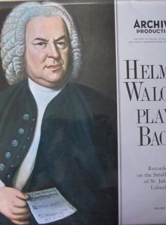 Helmut Walcha Plays Bach LP (GER):Helmut Walcha