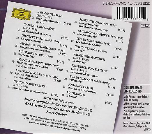 Rita Streich · Radio-Symphonie-Orchester Berlin · RIAS Symphonie-Orchester Berlin · Kurt Gaebel-1