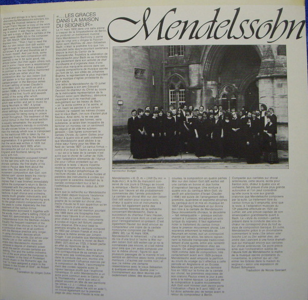 Felix Mendelssohn-Bartholdy, Krisztina Laki • Roland Hermann, Kammerchor Stuttgart, Württembergisches Kammerorchester, Frieder Bernius-2