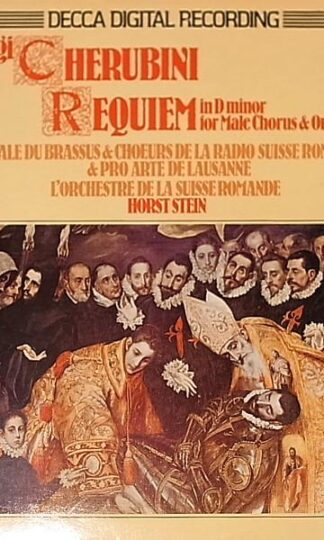 Requiem In D Minor For Male Chorus And Orchestra LP (UK 1980):Luigi Cherubini