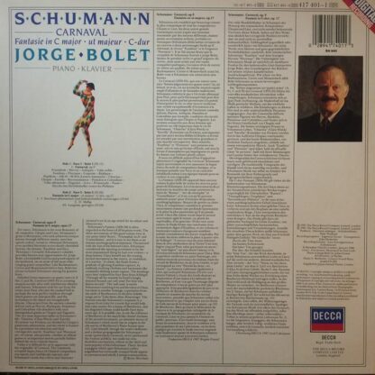 Carnaval; Fantasie In C Major LP (HOL 1987):Robert Schumann - Image 2