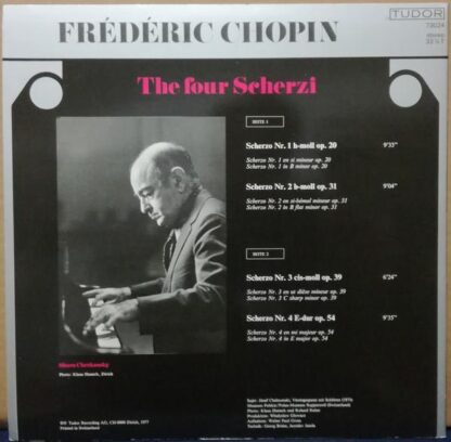The Four Scherzi LP (SWI 1977):Frédéric Chopin - Image 2