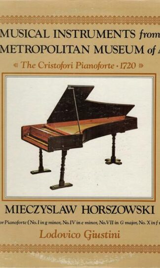 Sonatas For Pianoforte LP (US 1978):Mieczyslaw Horszowski