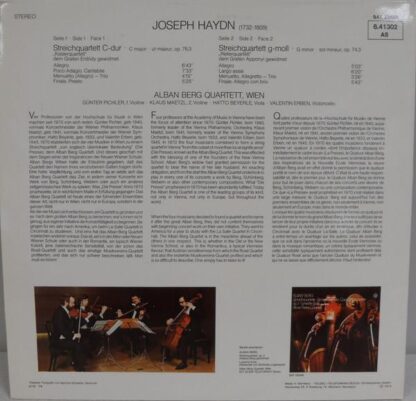 Streichquartette: Op. 76,3 "Kaiserquartett" - Op. 74,3 "Reiterquartett" LP (GER 1975):Joseph Haydn - Image 2