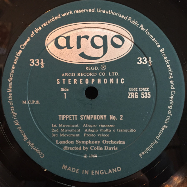 Sir Michael Tippett - London Symphony Orchestra, Sir Colin Davis-2