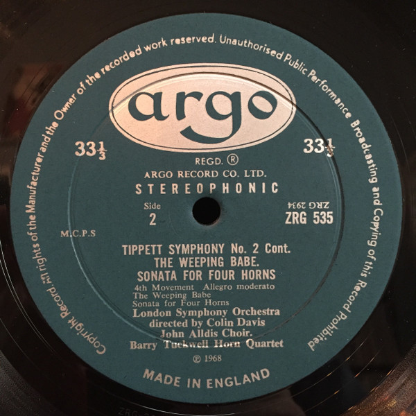Sir Michael Tippett - London Symphony Orchestra, Sir Colin Davis-3