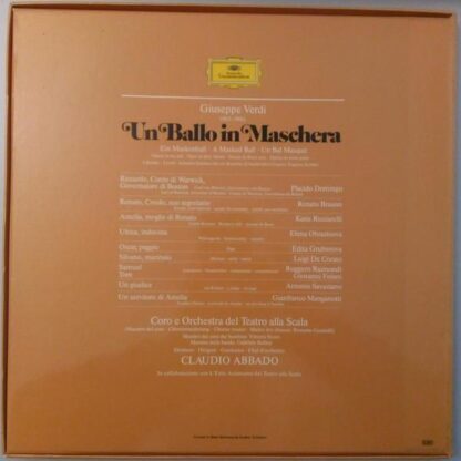 Un Ballo In Maschera = Ein Maskenball = Un Bal Masque 3xLP BOX (USA/EU 1981):Claudio Abbado - Image 2