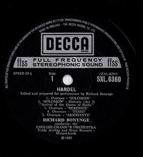 Georg Friedrich Händel, English Chamber Orchestra, Richard Bonynge-2