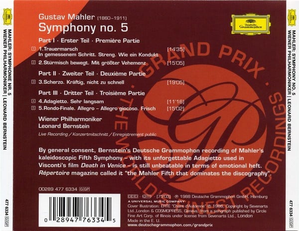 Gustav Mahler, Leonard Bernstein, Wiener Philharmoniker-1