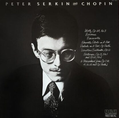 Peter Serkin Plays Chopin LP (US 1979):Peter Serkin