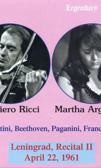 Ruggiero Ricci, Martha Argerich, Johann Sebastian Bach, Giuseppe Tartini, Ludwig van Beethoven, Niccolò Paganini, César Franck, Béla Bartók-0