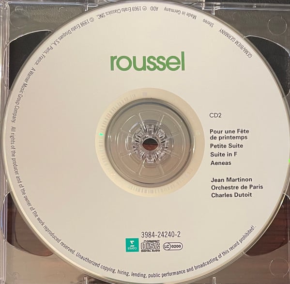 Albert Roussel / Jean Martinon, Charles Dutoit, Orchestre De Paris, Orchestre National De L'ORTF-3
