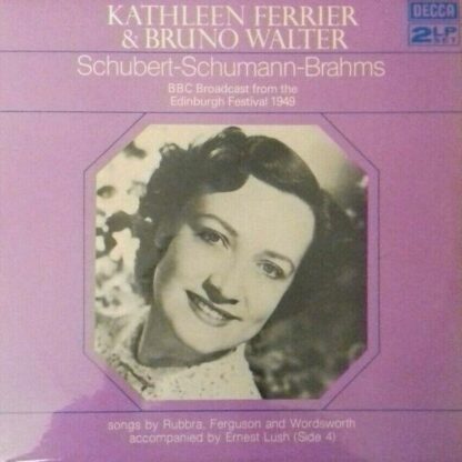 BBC Broadcasts From The Edinburgh Festival 1949 2xLP (UK 1975):Kathleen Ferrier