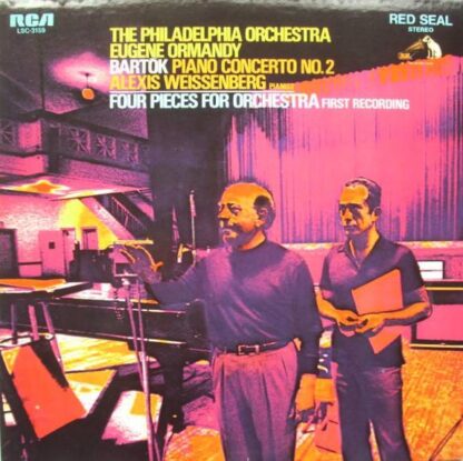 Piano Concerto No. 2 / Four Pieces For Orchestra LP (US 1970):Béla Bartók