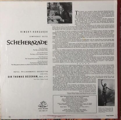Scheherazade LP (US):Rimsky-Korsakov - Image 2