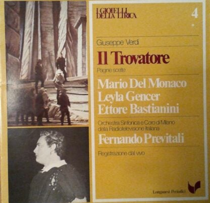 Il Trovatore (Pagine Scelte) LP (ITA 1980):Giuseppe Verdi