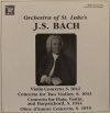 Violin Concerto, S. 1042 and others... LP (US 1990):Johann Sebastian Bach