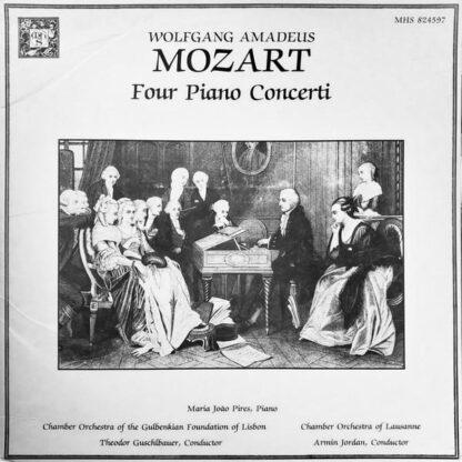 Mozart Four Piano Concerti 2xLP (US):Wolfgang Amadeus Mozart