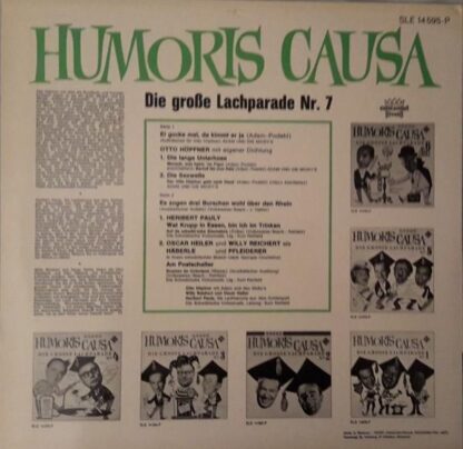 Humoris Causa Die Grosse Lachparade No 7 LP (GER):Adam Und Die Micky's - Image 2