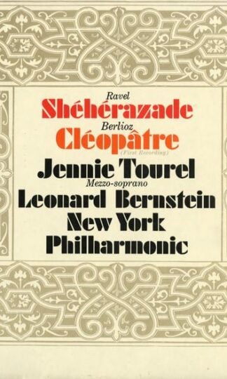 Shéhérazade / Cléopâtre LP (US 1963):Jennie Tourel