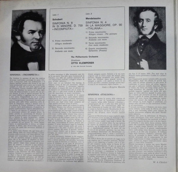 Otto Klemperer, Franz Schubert, Felix Mendelssohn-Bartholdy, Philharmonia Orchestra-1