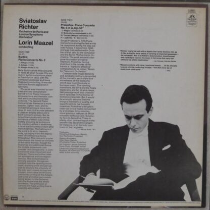 Concerto No.2 / Concerto No.5 LP (US 1971):Béla Bartók - Image 2