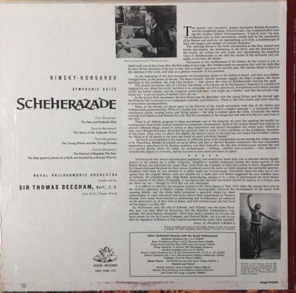 Scheherazade LP (US):Rimsky Korsakoff - Image 2