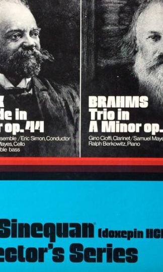 Serenade In D Minor Op. 44 / Trio In A Minor Op. 114 LP (US 1971):Dvořák; Brahms